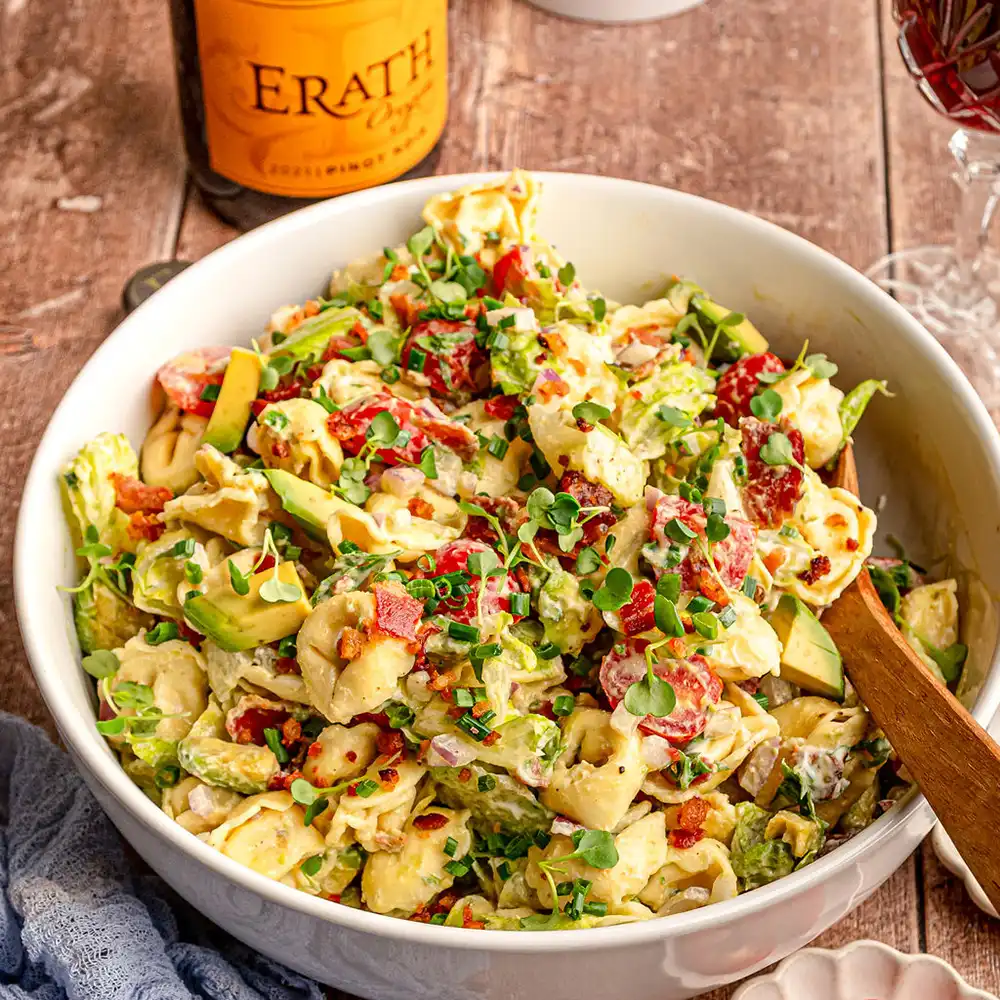 BLT Tortellini Pasta Salad