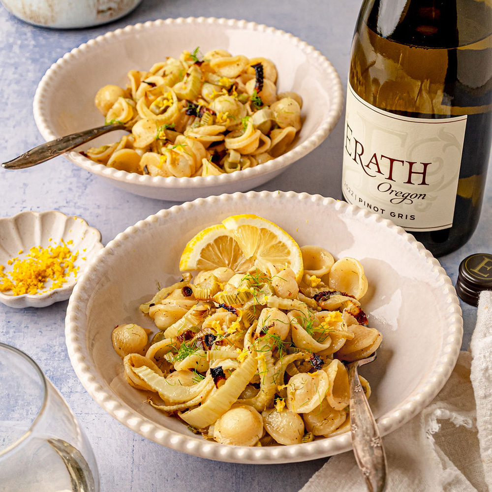 Roasted Fennel Pasta with Lemon