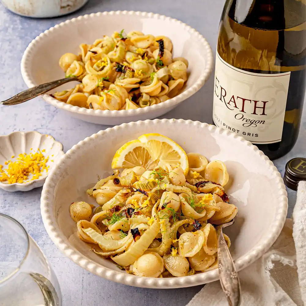 Roasted Fennel Pasta with Lemon