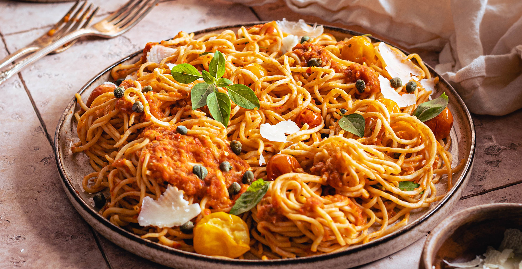 pasta in bowl