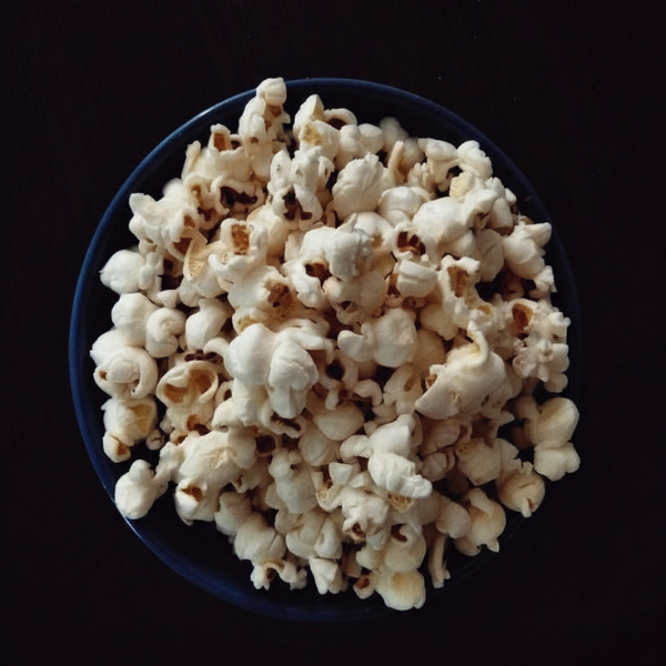 Bowl of popcorn