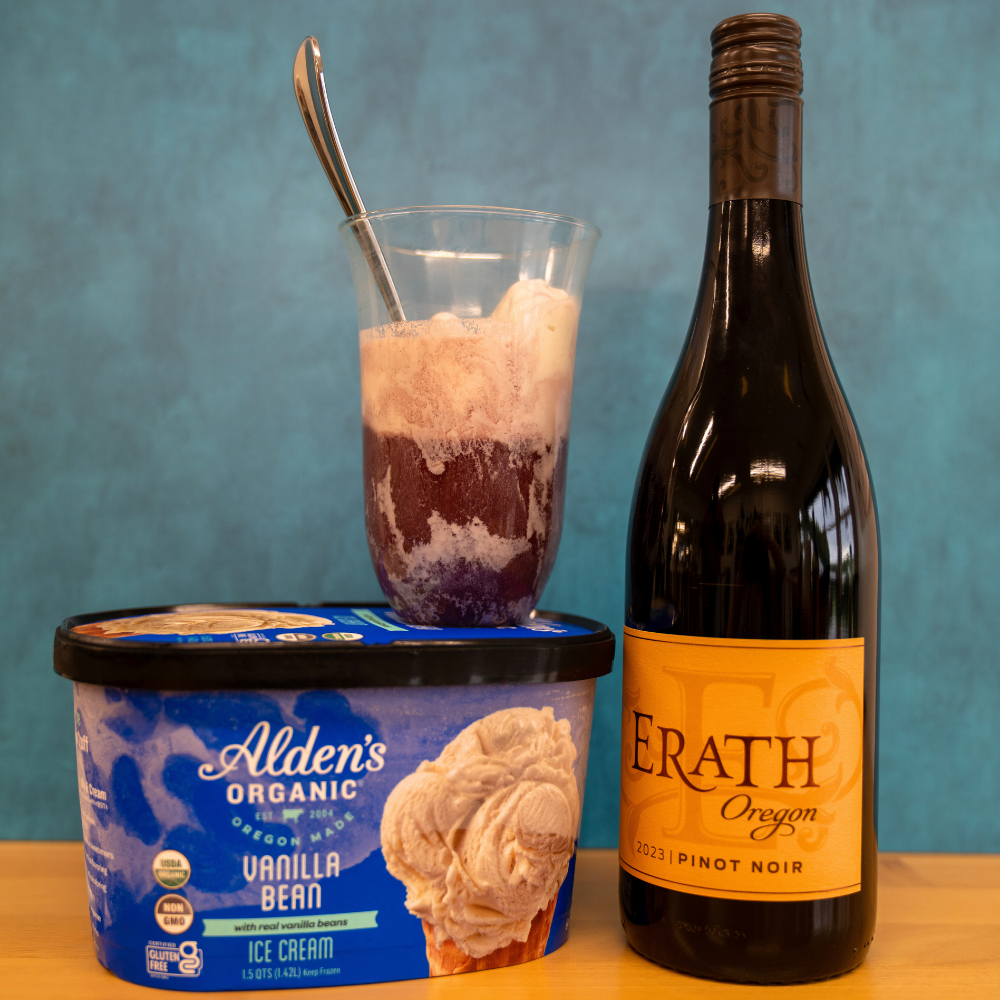 Erath Pinot Noir Wine Float